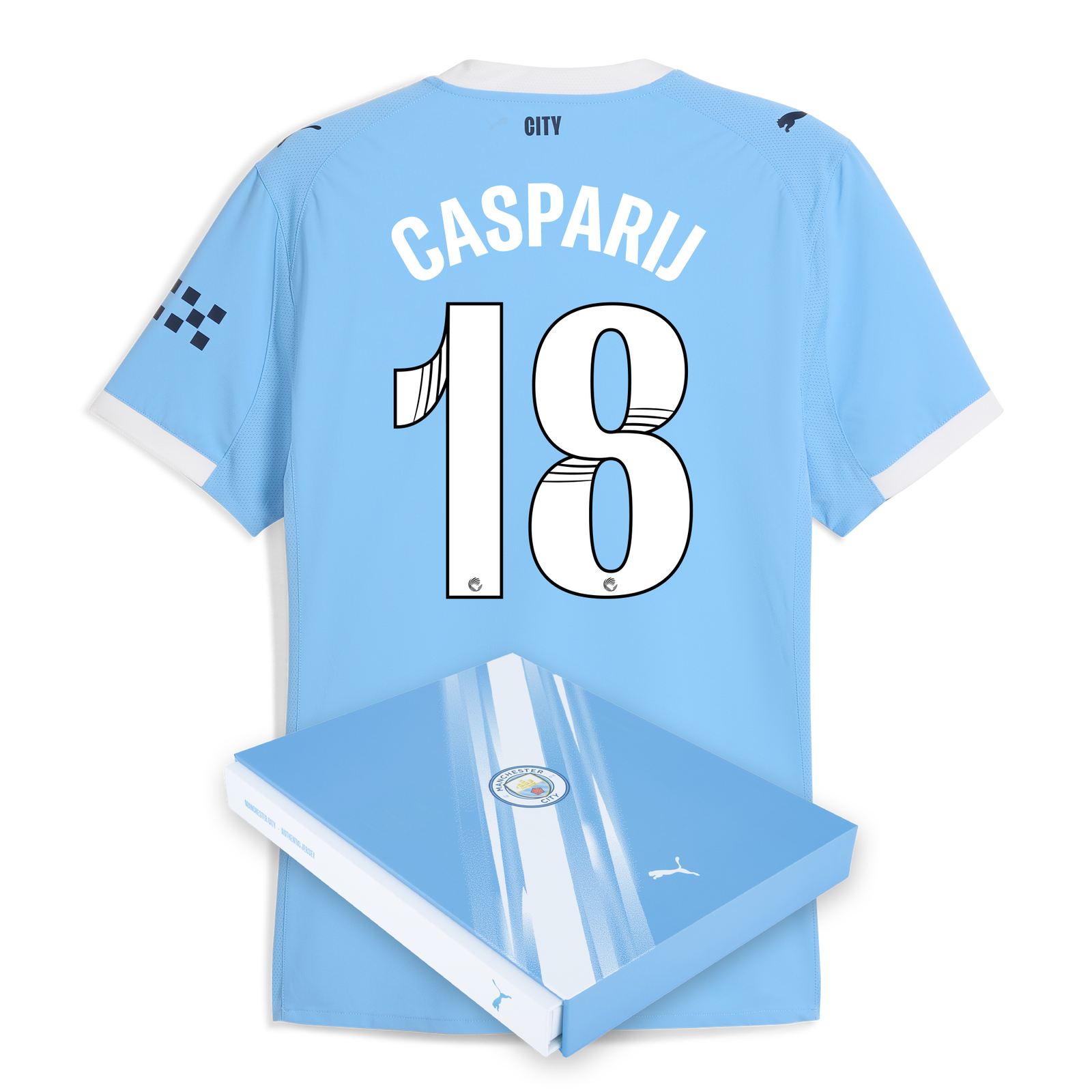 Maillot Manchester City Aguero Taille 2XL Bleu - Occasion, état Correct, Pour Supporter