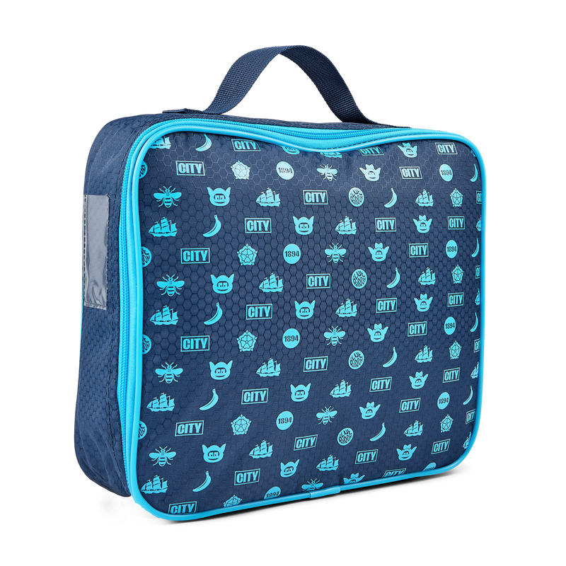 Man City Glyph Lunch Bag navy - Check out all Manchester City bags online - Official Manchester City FC store