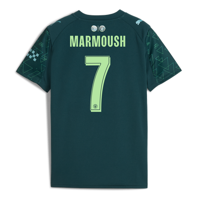 Kids' Manchester City EA SPORTS FC Jersey 2025/26 With MARMOUSH 7 Printing