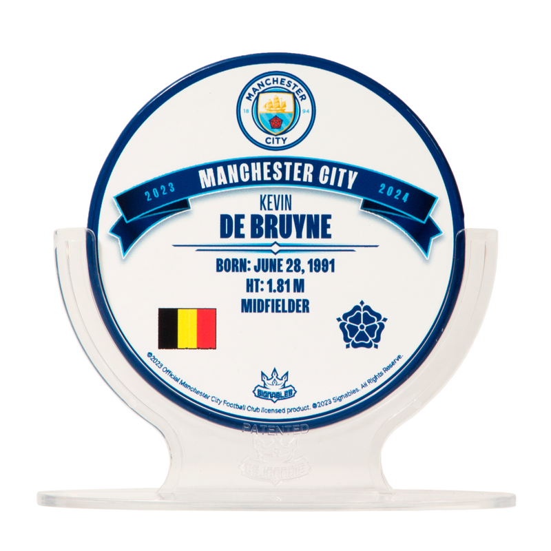MCFC FW DE BRUYNE 23/24 SIGNABLES - light blue