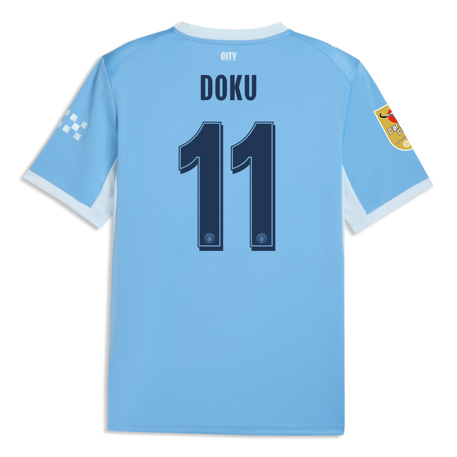 マンチェスター・シティ ホームユニフォーム 2026/27 DOKU 11 プリント