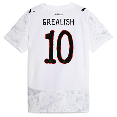 Kids' Manchester City KidSuper Jersey 2025/26 With GREALISH 10 printing