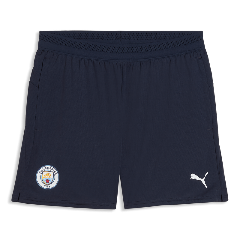 MCFC TR WMNS TRAINING POCKET SHORTS - blue