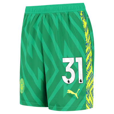Kids' Manchester City Goalkeeper Shorts 2023/24 with #31
