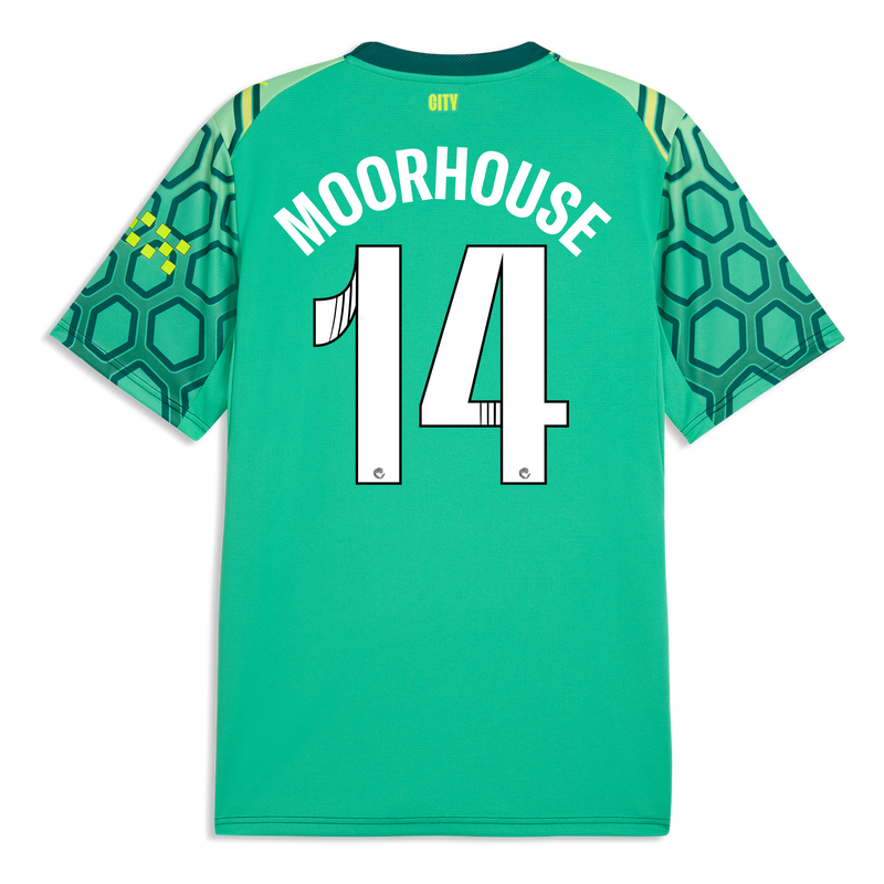 Wsl Defending Manchester City Goalkeeper Jersey 2026/27 With MOORHOUSE 14 Printing ...