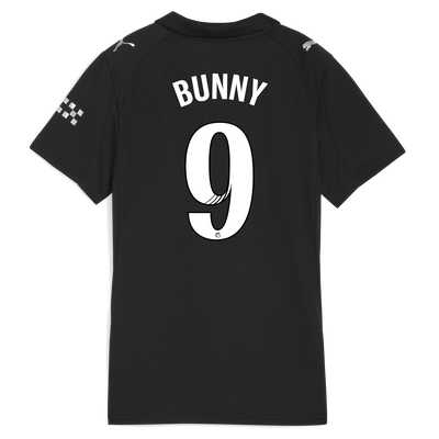 Women's Manchester City Away Jersey 2025/26 With BUNNY 9 Printing