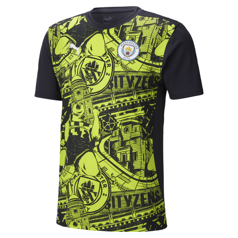 Man City Pre-Match Jersey yellow - Size 3XL from polyester for males  - Official Manchester City FC store