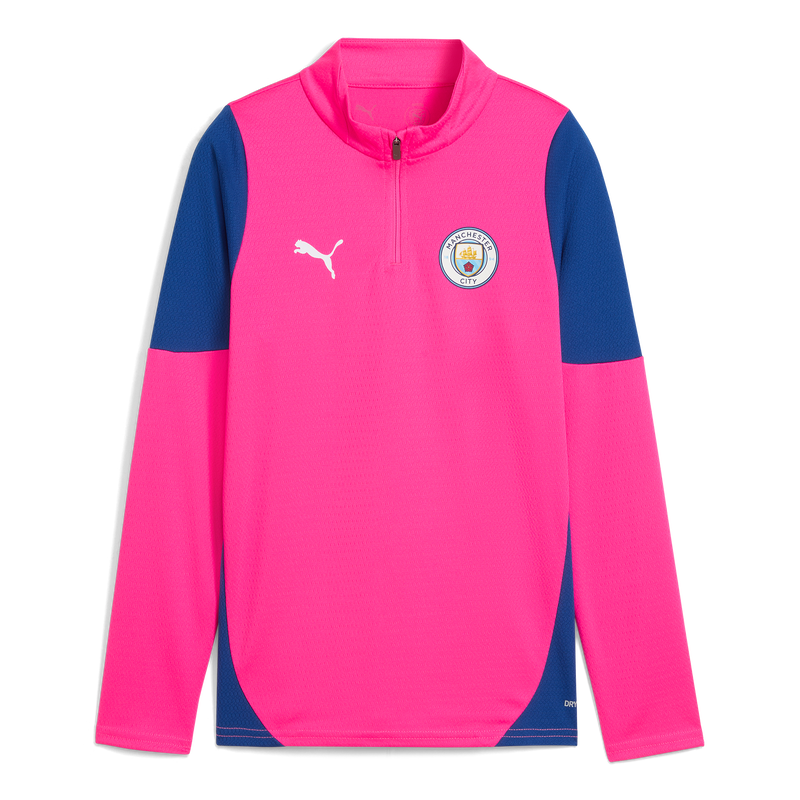 MCFC TR KIDS TRAINING 1/4 ZIP TOP - pink