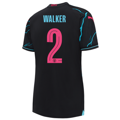 Women's Manchester City Third Jersey 2023/24 with WALKER 2 printing