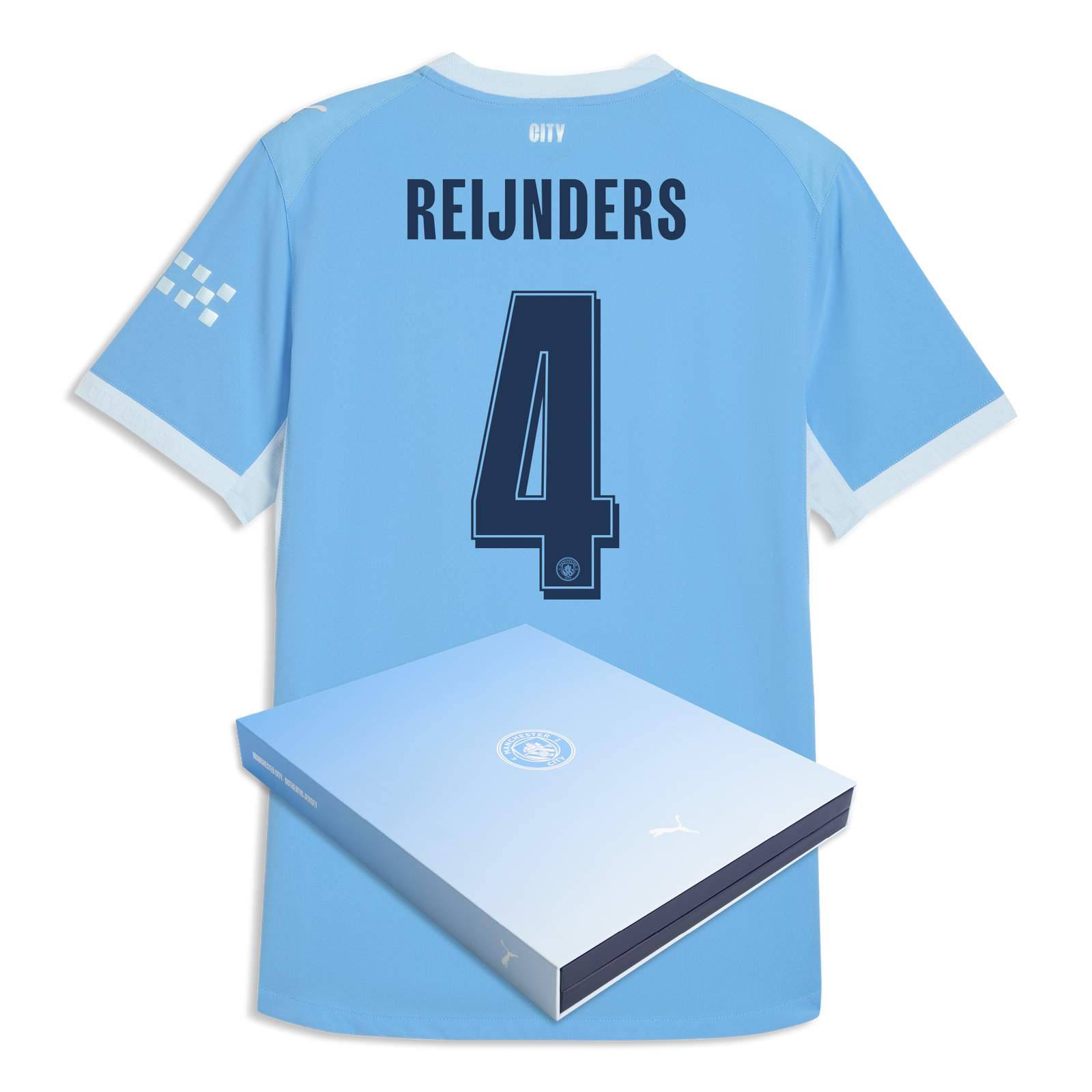 マンチェスター・シティ REIJNDERS ラインデルス 4 ホームジャージ M マンチェスター・シティ ホーム オーセンティック ジャージ 2026/27