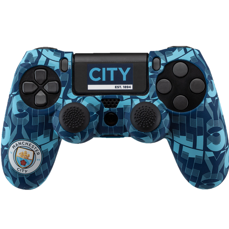 MCFC FW PS4 CONTROLLER SKIN - light blue