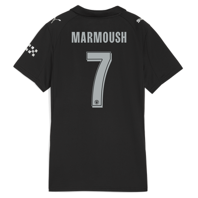 Women's Manchester City Away Jersey 2025/26 With MARMOUSH 7 Printing