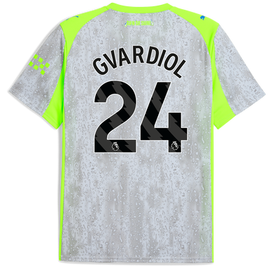 Manchester City 2025/26 Derde Shirt met bedrukking van GVARDIOL 24 Printing
