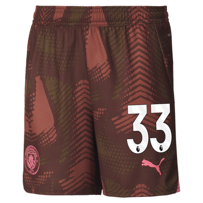 Kids' Manchester City Goalkeeper Shorts 2024/25 With #33