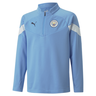 Top con zip a 1/4 Training Manchester City per bambini