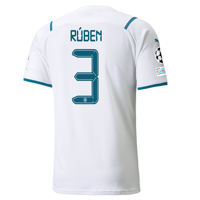Manchester City Away Shirt 21/22 with Rúben Dias printing