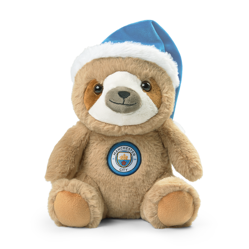MCFC STANLEY XMAS SLOTH PLUSH - brown