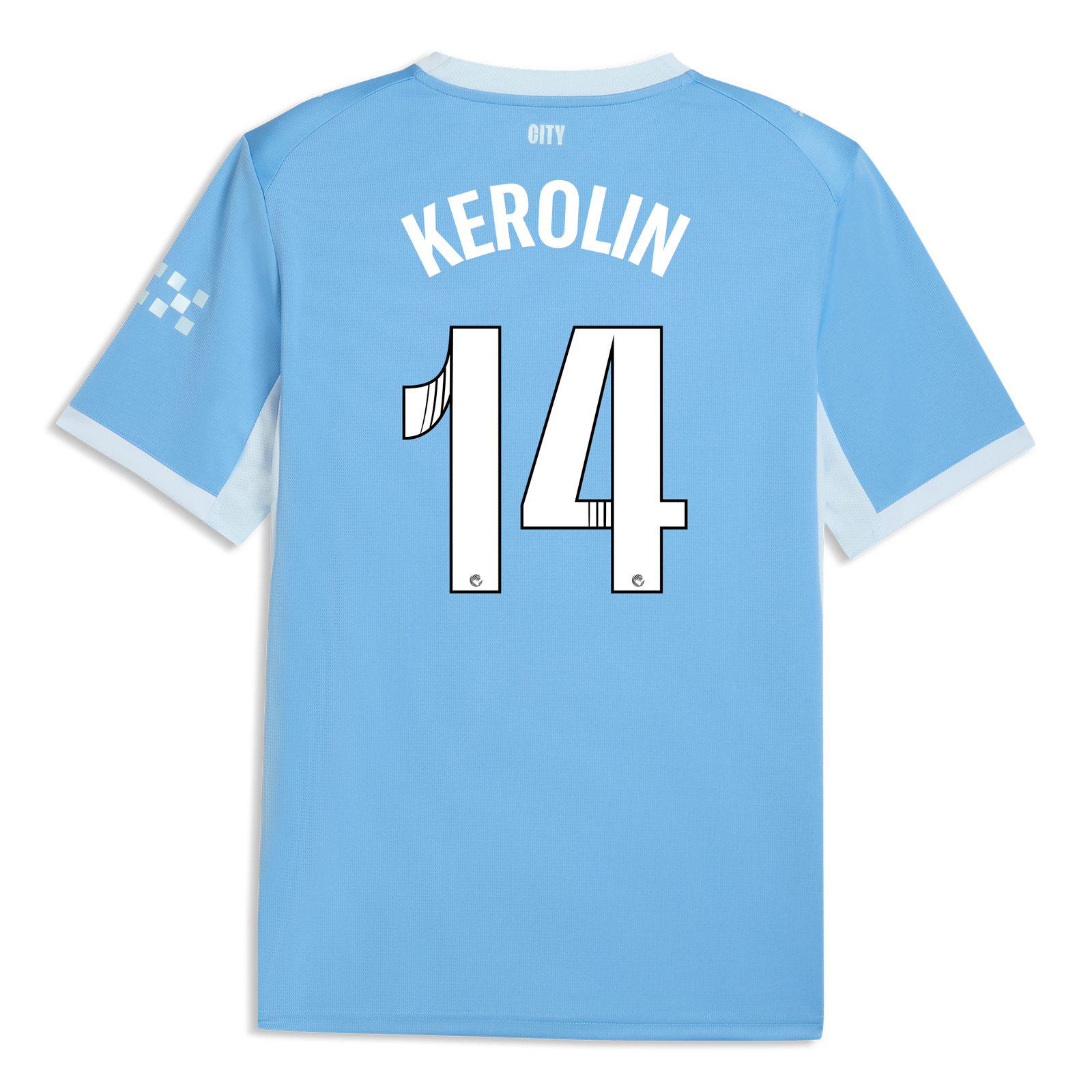 け*す様 Manchester City ユニフォーム Manchester City Home Jersey 2026/27 With KEROLIN 14 Printing