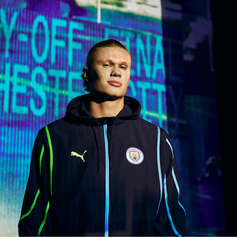 MCFC MW KIDS PREMATCH WOVEN JACKET - new navy