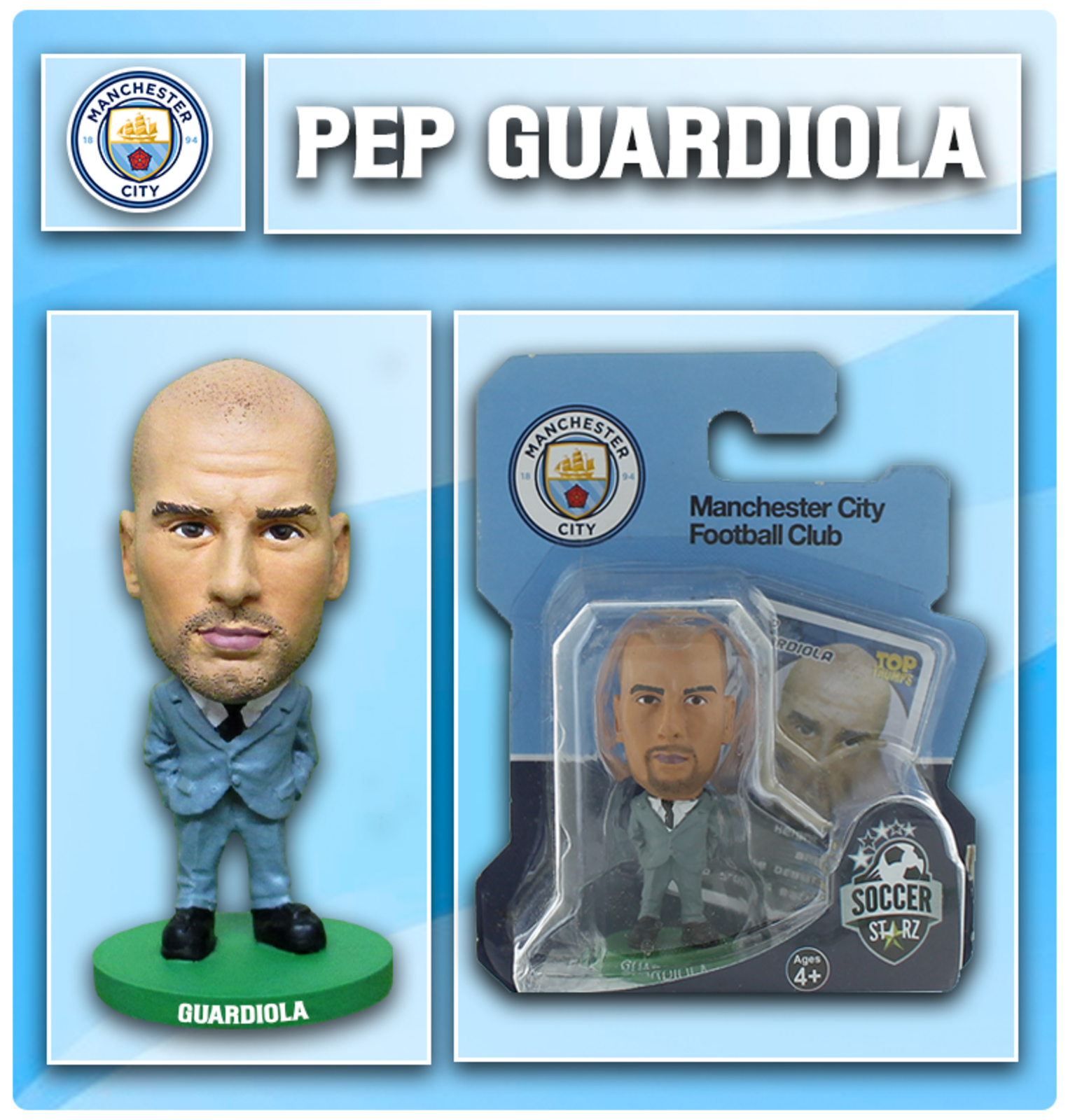 Figurine Pop FIFA / Football #61 pas cher : Pep Guardiola (Manchester City)