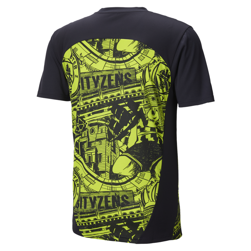 MCFC MW MENS PREMATCH JERSEY SS - yellow