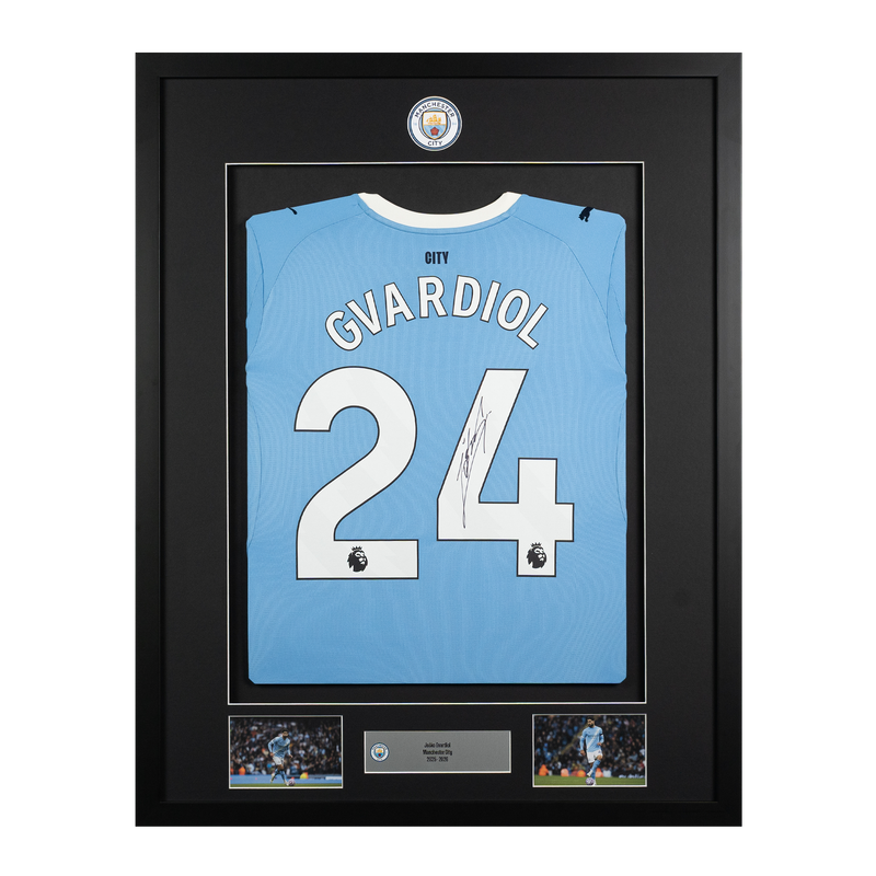 MCFC 25/26 FRAMED GVARD HOME - Blue