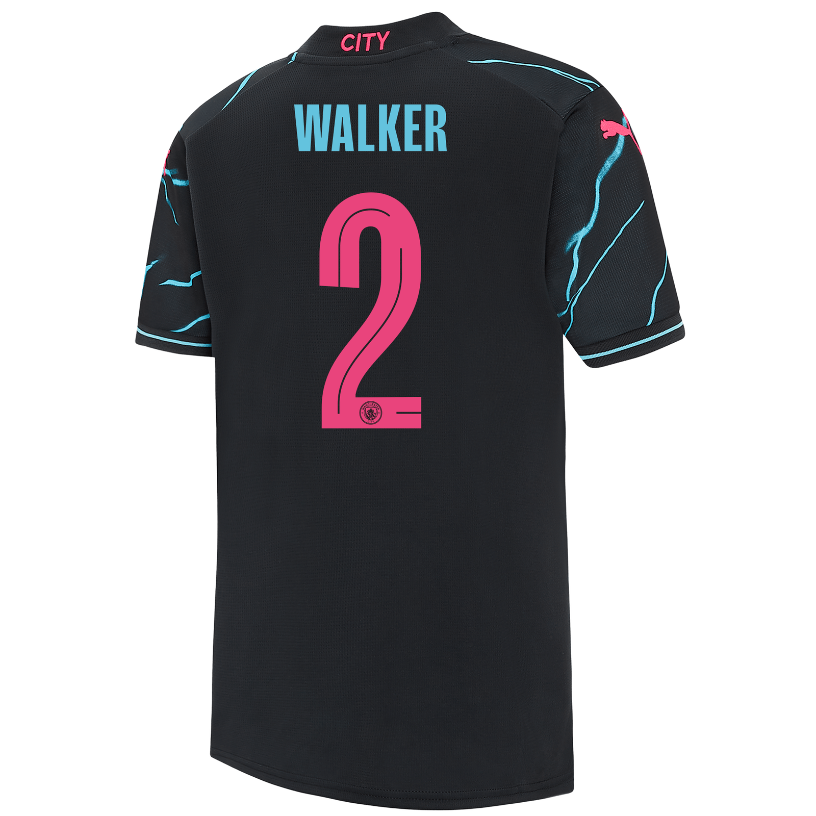 Camiseta Niño 3ª Equipación Manchester City 2023/24 con estampado de WALKER  2