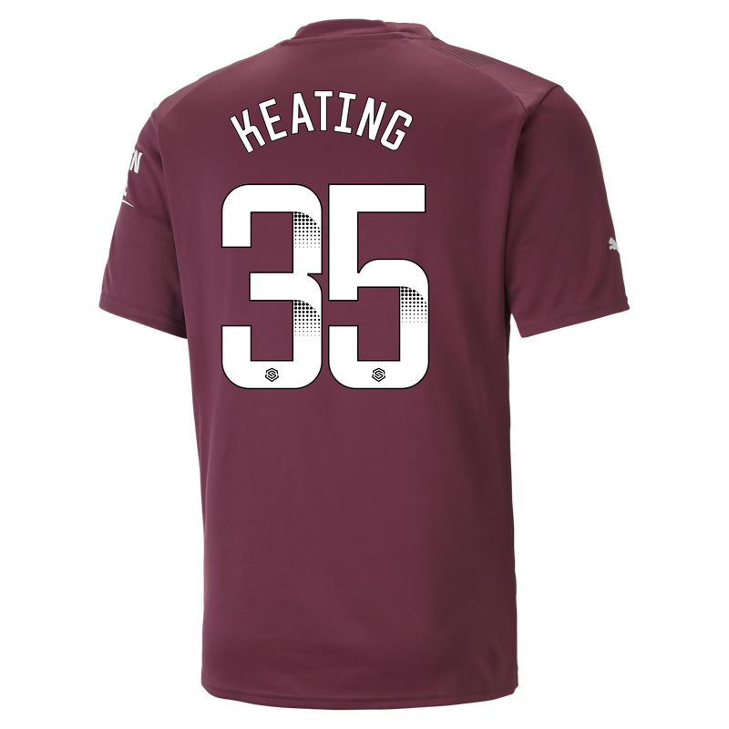 MCFC RP MENS GK JERSEY SS-PN-KEATING-35 - grape wine