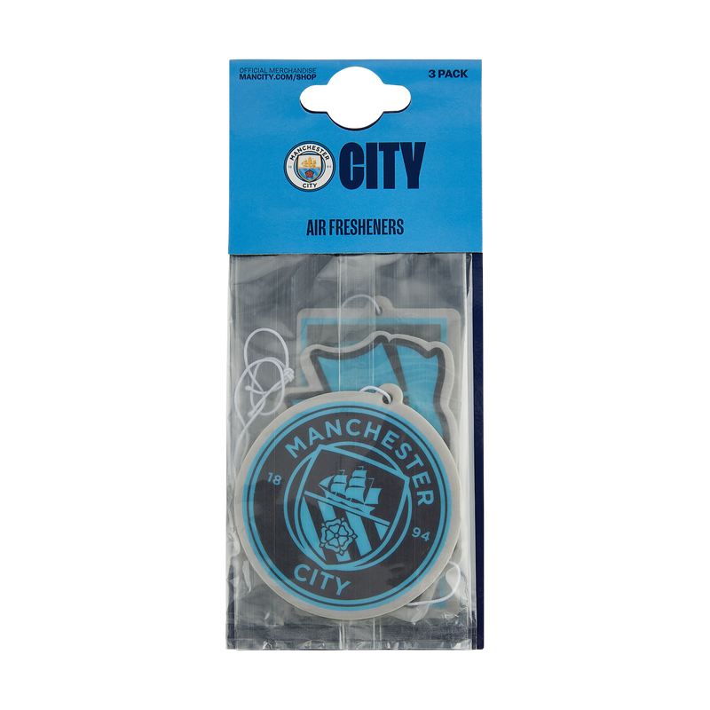 MCFC FW 3 PACK AIR FRESHER - blue