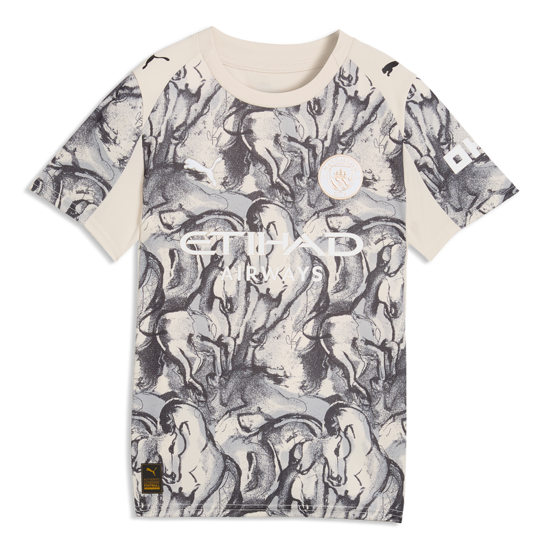 MCFC RP KIDS YOH JERSEY - Alpine Snow-Flat Dark Gray