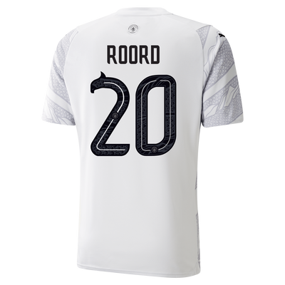 Kids' Manchester City Year of the Dragon Jersey 2023/24 with ROORD 20 printing