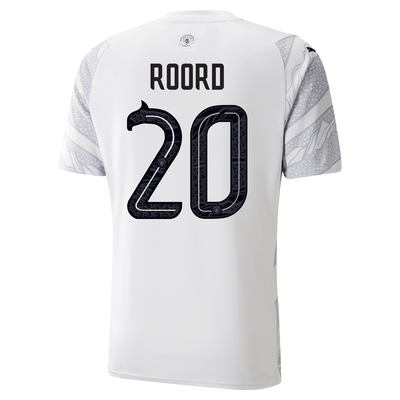 Kids' Manchester City Year of the Dragon Jersey 2023/24 with ROORD 20 printing