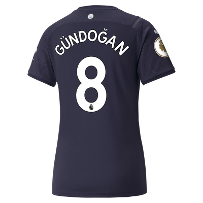 Womens Manchester City 3rd Shirt 21/22 with İlkay Gündoğan printing