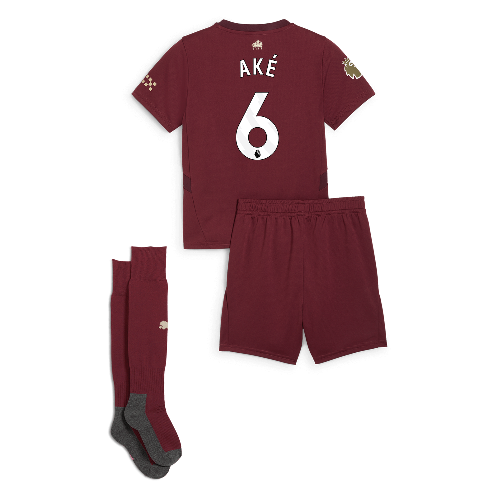 Manchester City Third Mini Kit 2024 25 With AKE 6 Printing Official Man City Store
