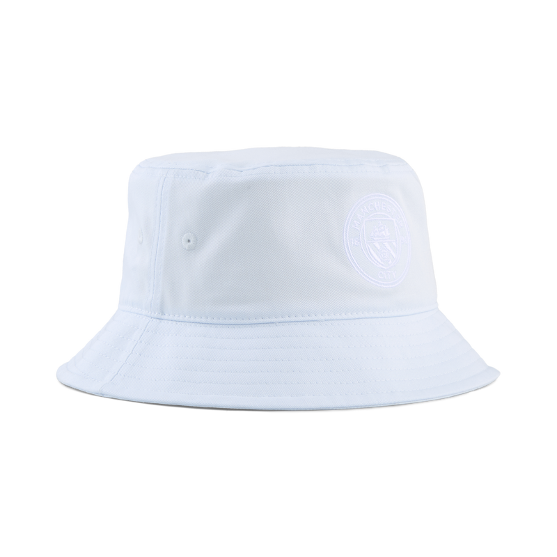 MCFC LW ESS BUCKET HAT - Icy Blue-PUMA White