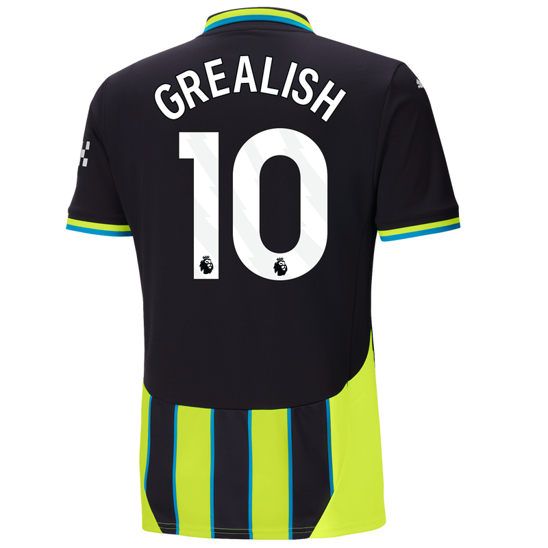 Manchester City Away Jersey 2024/25 With GREALISH 10