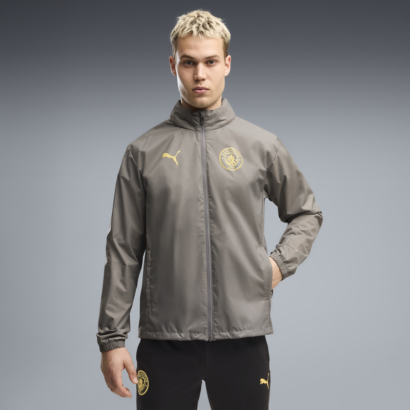 MCFC TR ALL WEATHER JKT - Cast Iron-Flaxen