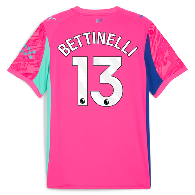 Manchester City Goalkeeper Jersey 2025/26 With BETTINELLI 13 Printing