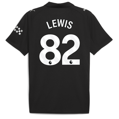 Manchester City Uitshirt 2025/26  Met LEWIS 82 Bedrukking
