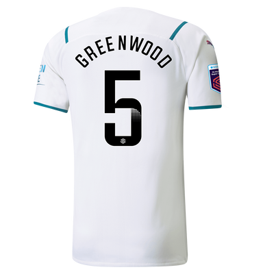 Manchester City Authentic Away Shirt 21/22 with Alex Greenwood printing