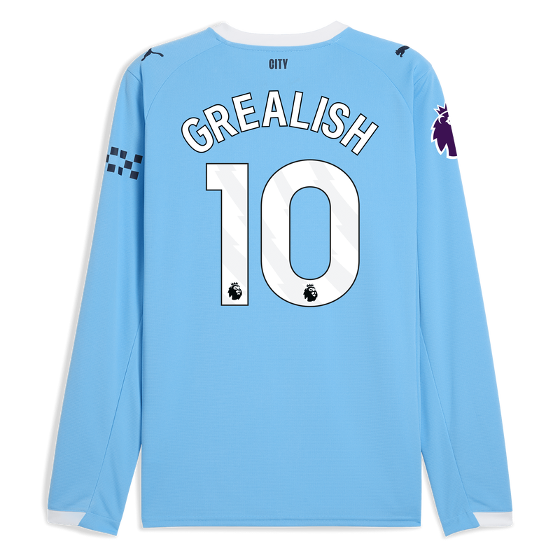Mens Home SHIRT LS-GREALISH-10-EPL-PL - 
