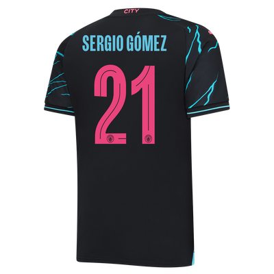 Manchester City Derde Shirt 2023/24 met SERGIO GÓMEZ 21 bedrukking