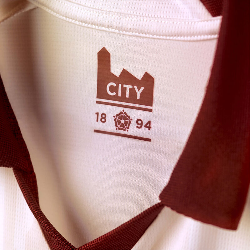 MCFC RP KIDS AWAY JERSEY LS - white