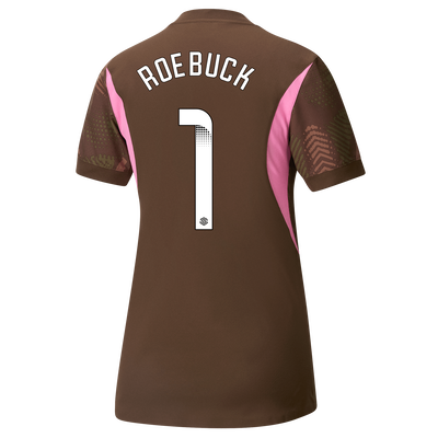 Women's Manchester City Goalkeeper Jersey 2024/25 With ROEBUCK 1 Printing
