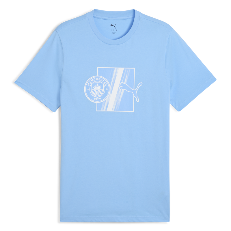 MCFC LW MENS FTBLCULTURE TEE - team light blue
