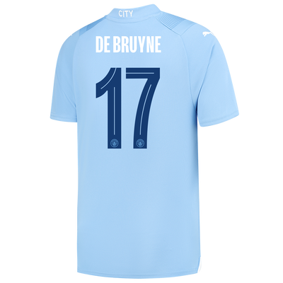 Camiseta 1ª Equipación Manchester City 2023/24 con estampado de DE BRUYNE 17