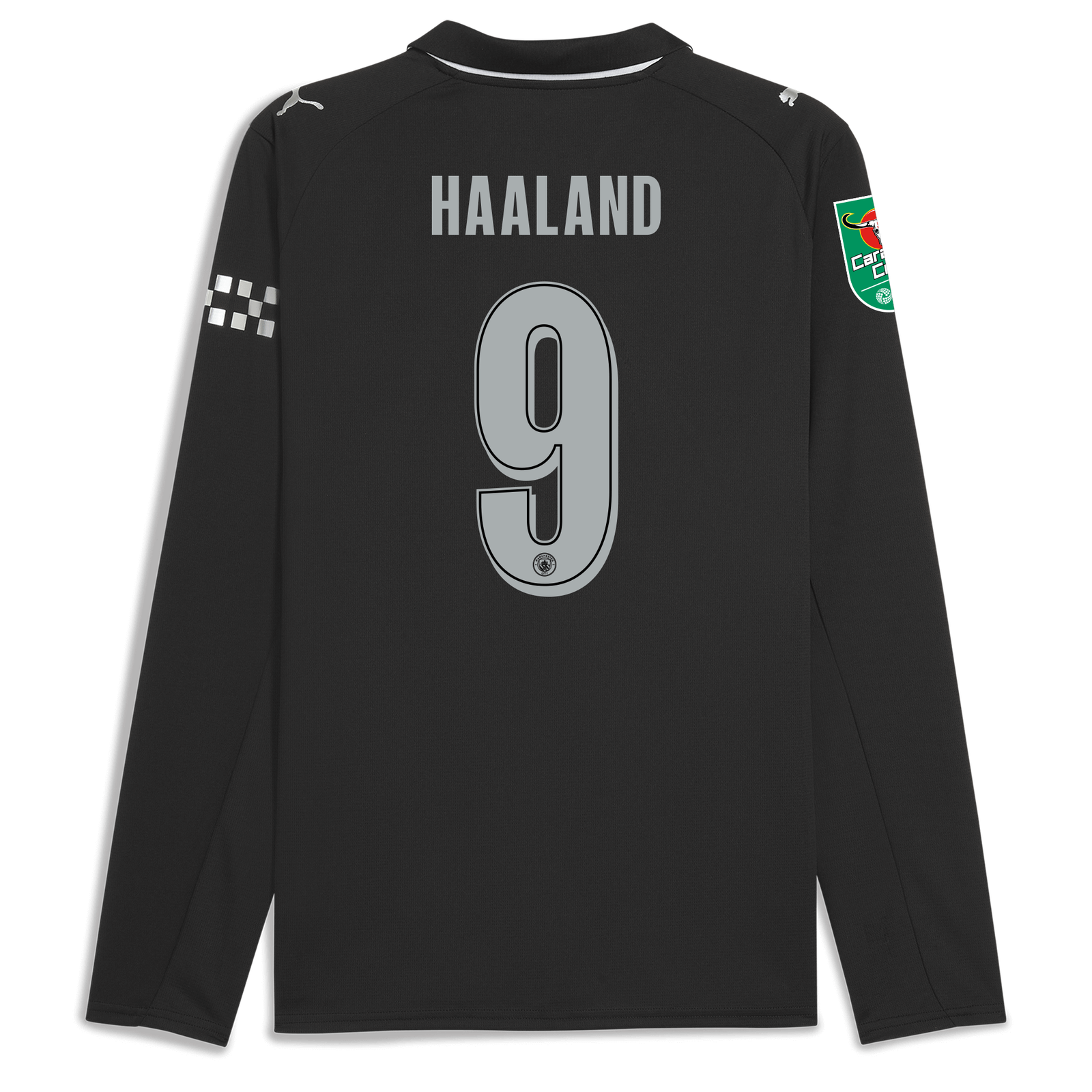 マンチェスター・シティ HAALAND 9 長袖 Mサイズ Manchester City Away Jersey 2025/26 Long Sleeve With HAALAND 9