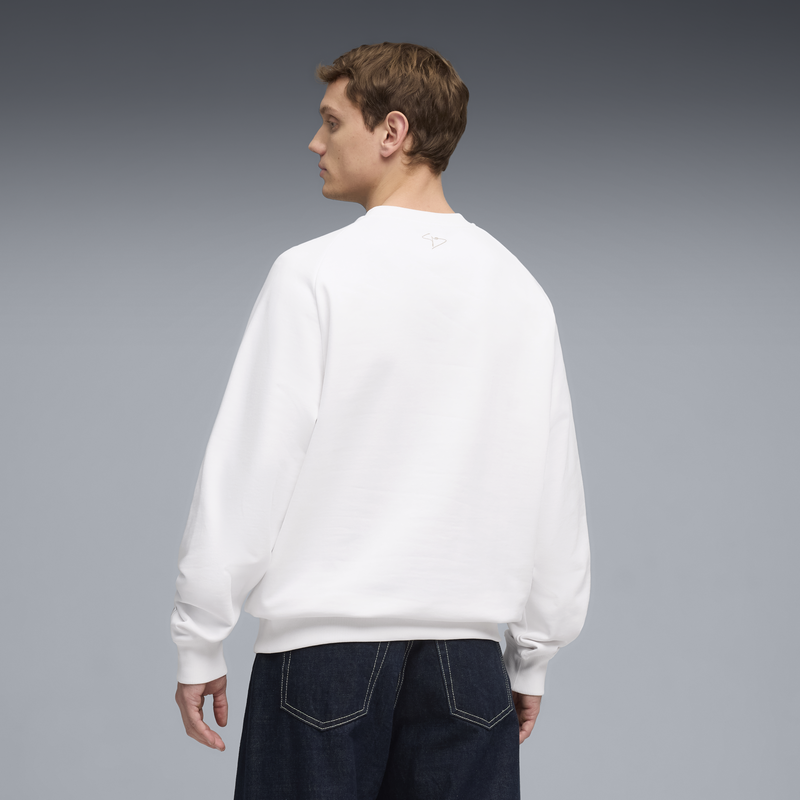 MCFC LW MENS DECADE CREWNECK - PUMA White-PUMA Black