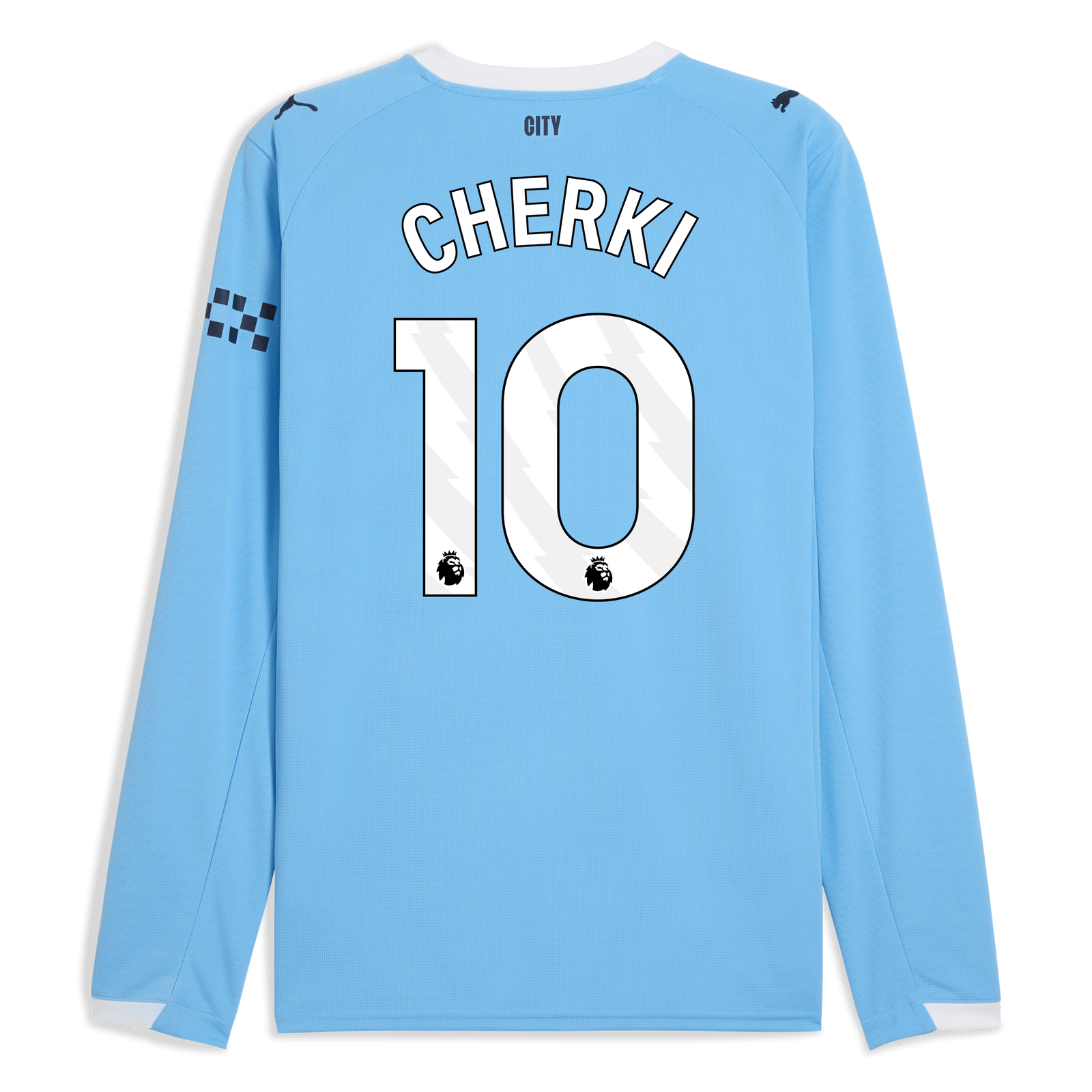 Mサイズ Manchester City シャツ Manchester City Home Jersey 2025/26 Long Sleeve With CHERKI 10