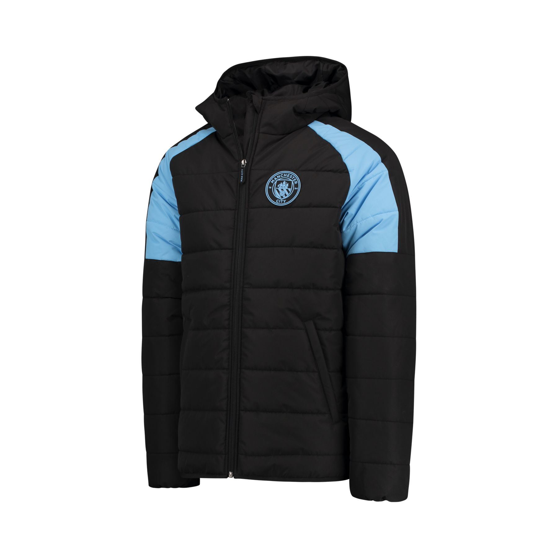 Manchester City FC Sky Blue Color 100% Dry Fit Polyester Long Sleeve  Stadium Jacket for Men : Amazon.in: Clothing & Accessories